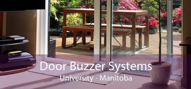 Door Buzzer Systems University - Manitoba