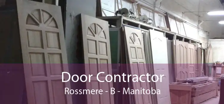 Door Contractor Rossmere - B - Manitoba