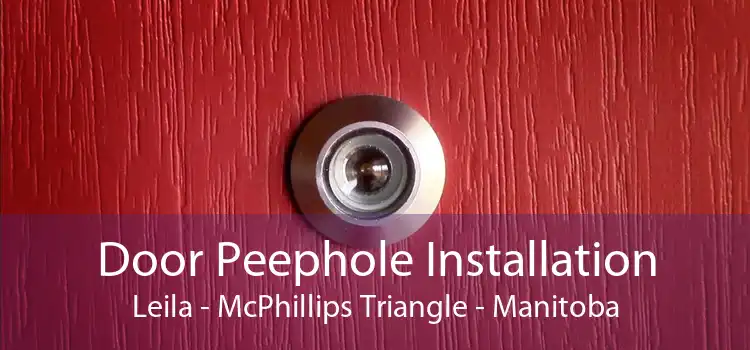 Door Peephole Installation Leila - McPhillips Triangle - Manitoba