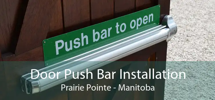 Door Push Bar Installation Prairie Pointe - Manitoba