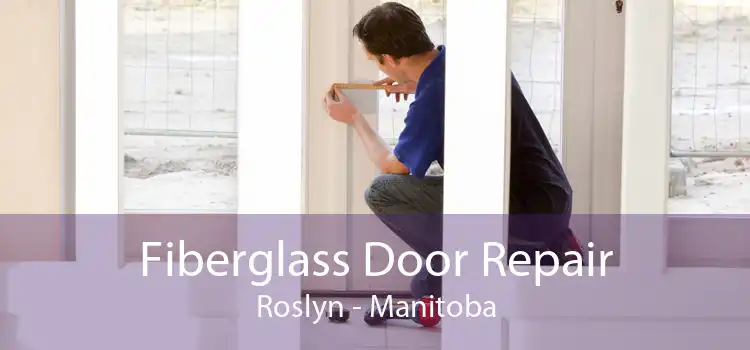 Fiberglass Door Repair Roslyn - Manitoba