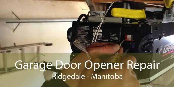 Garage Door Opener Repair Ridgedale - Manitoba