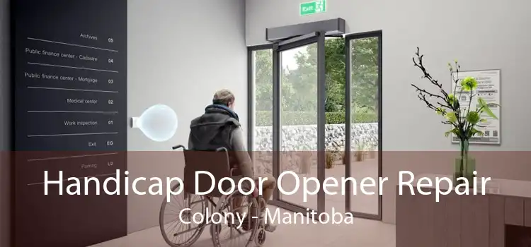 Handicap Door Opener Repair Colony - Manitoba