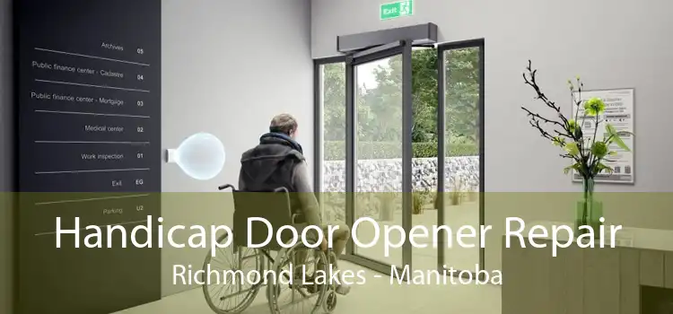 Handicap Door Opener Repair Richmond Lakes - Manitoba