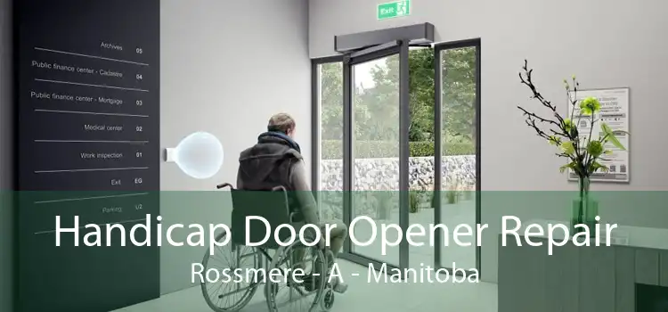 Handicap Door Opener Repair Rossmere - A - Manitoba