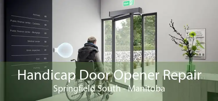 Handicap Door Opener Repair Springfield South - Manitoba