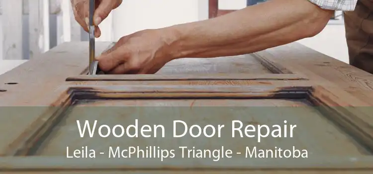 Wooden Door Repair Leila - McPhillips Triangle - Manitoba